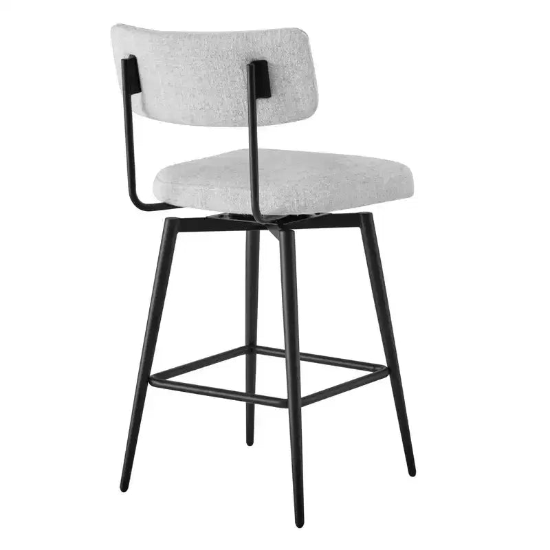 Swivel Counter Height Bar Stool Chairs with Metal Frame, Set of 2
