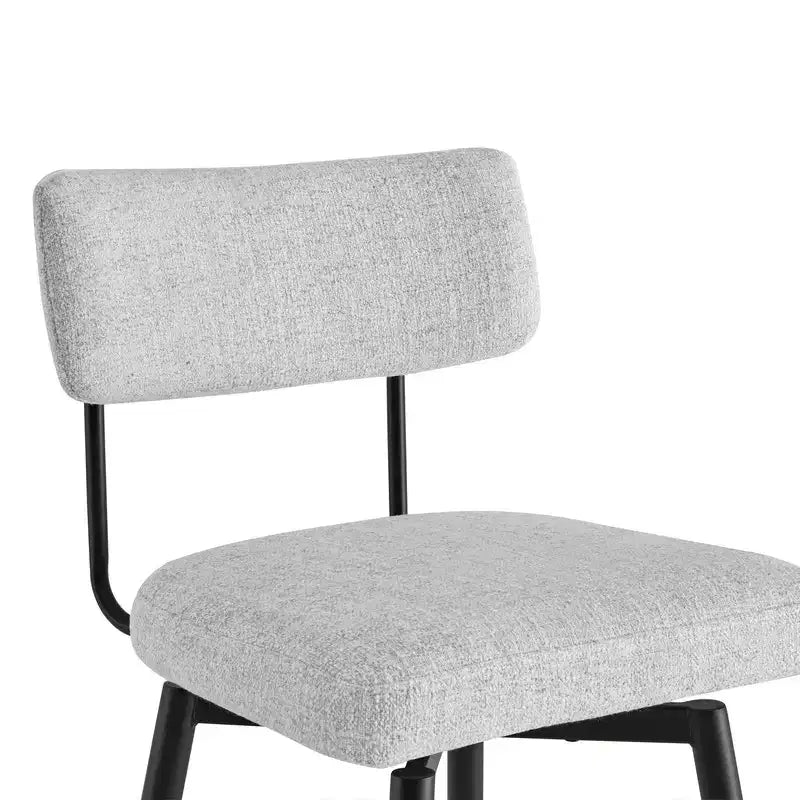 Swivel Counter Height Bar Stool Chairs with Metal Frame, Set of 2