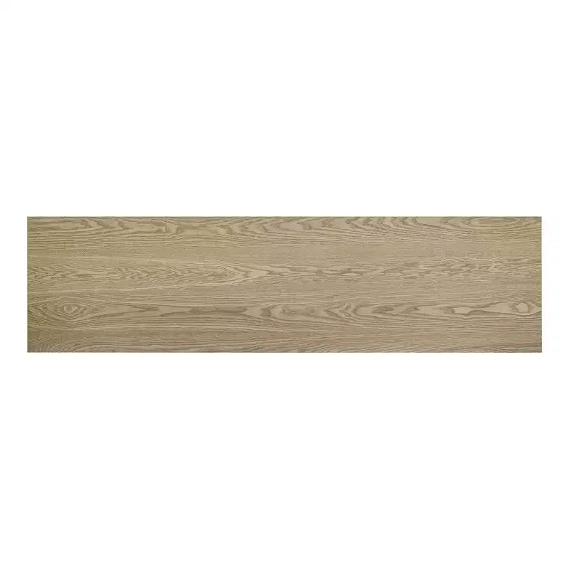 Vintage-Inspired Ash Wood Veneer Console Table with T-Leg