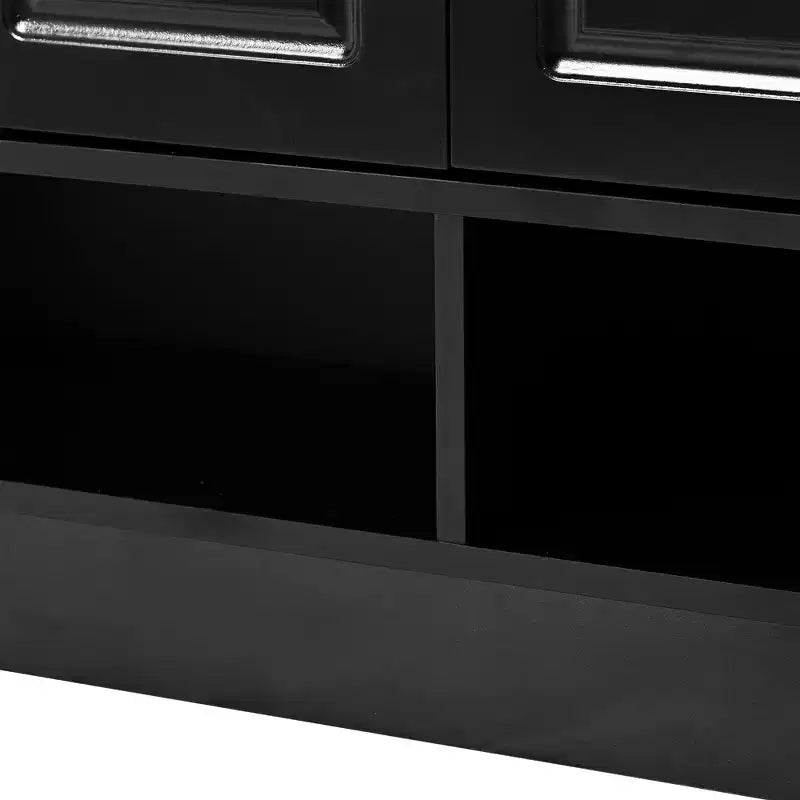Shoe Cabinet with 4 Doors, 1 Drawer and Adjustable Shelves, Entryway Cabinet for Living Room