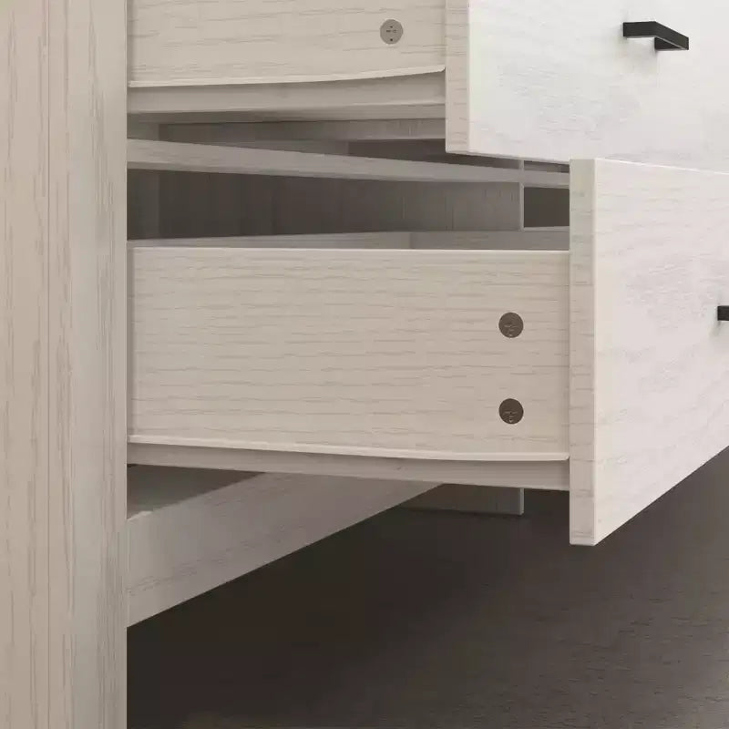 Rustic 9-Drawer Chest Dresser with Organizer Compartments
